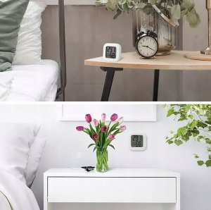 4x TERMOMETR POKOJOWY CYFROWY HIGROMETR ELEKTRONICZNY WILGOTNOŚĆ POWIETRZA 6