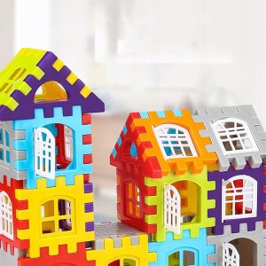 Technok KLOCKI KONSTRUKCYJNE BUDOWLANE WAFLE 100 ELEMENTÓW DO BUDOWANIA DLA DZIECI 8