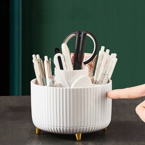 ORGANIZER NA KOSMETYKI OBROTOWY POJEMNIK PĘDZLE STOJAK 360 KOSMETYCZKA 5