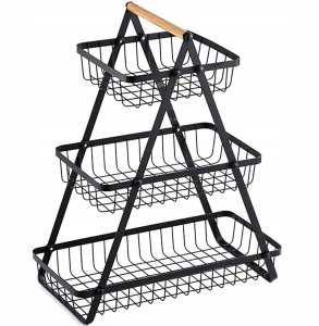 Kosz uniwersalny metal czarny 2