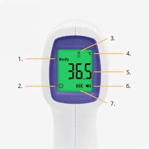 Termometr bezdotykowy na podczerwień Arsa Go 2024 5