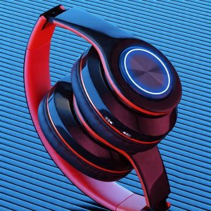 Słuchawki bezprzewodowe nauszne Arsa Go B39 Bluetooth czarne 2