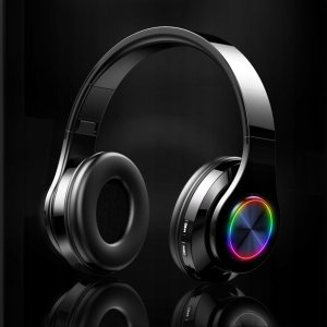 Słuchawki bezprzewodowe nauszne Arsa Go B39 Bluetooth czarne 4