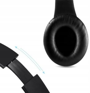 Słuchawki bezprzewodowe nauszne Arsa Go B39 Bluetooth czarne 9