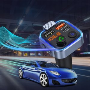 TRANSMITER BLUETOOTH SAMOCHODOWY FM 3x USB ADAPTER SZYBKA ŁADOWARKA MP3 12