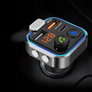 TRANSMITER BLUETOOTH SAMOCHODOWY FM 3x USB ADAPTER SZYBKA ŁADOWARKA MP3 4