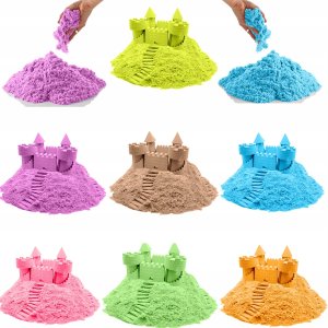 Jcpal PIASEK KINETYCZNY kinetic sand PIASKOWNICA 3KG basen foremki 21el. 4
