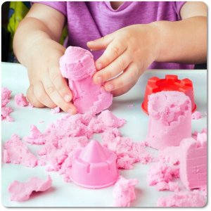 Jcpal PIASEK KINETYCZNY kinetic sand PIASKOWNICA 3KG basen foremki 21el. 9