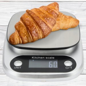 Waga kuchenna MEMFLOW Waga kuchenna 5000g 0,1g srebrny/szary 5 kg 6