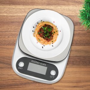 Waga kuchenna MEMFLOW Waga kuchenna 5000g 0,1g srebrny/szary 5 kg 10