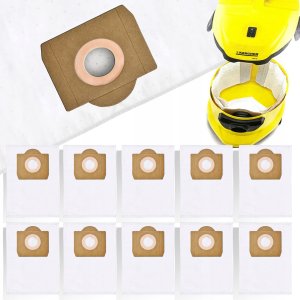 10X WORKI DO ODKURZACZA KARCHER WOREK WD 3 WD3 WD2 WD 6 SE 4001 V17 MV 3 2