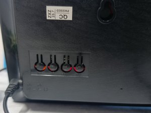 JVD Zegar sieciowy LED DH3604.1 cyfry 10 cm, termometr, budzik, wersja angielska 5