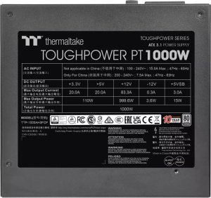 Zasilacz Thermaltake Toughpower PT/1000W moduł zasilania 4
