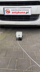 Antykuna.pl Odstraszacz MOCNY na parking, na dach, na strych, na poddasze, Działa w 4 kierunkach, Zasilanie 230V 8