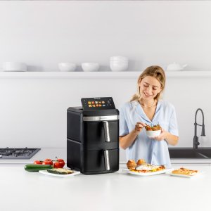 Frytkownica beztłuszczowa Taurus FRYTKOWNICA BEZTŁUSZCZOWA FRYTOWNICA AIR FRYER Duo Slim 13L 2800W 2