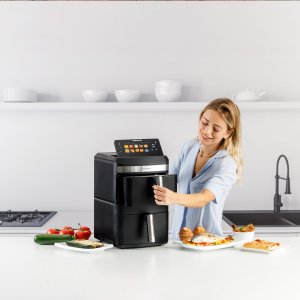 Frytkownica beztłuszczowa Taurus FRYTKOWNICA BEZTŁUSZCZOWA FRYTOWNICA AIR FRYER Duo Slim 13L 2800W 3