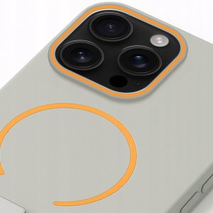 Alogy Etui Do Apple iPhone 16 Pro Max Do MagSafe (Szary, Uchwyt na palec) Szkło 4