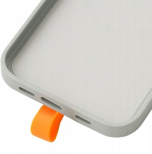 Alogy Etui Do Apple iPhone 16 Pro Max Do MagSafe (Szary, Uchwyt na palec) Szkło 5