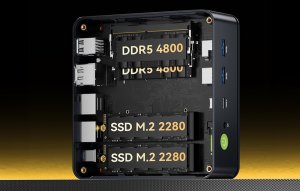 MINI PC GMKtec M6 Ultra AMD Ryzen 5 7640HS 16GM RAM + 512GB SSD WIN 11 PRO 12