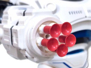 Interaktywny zdalnie sterowany strzelający Robot Space Titan 12