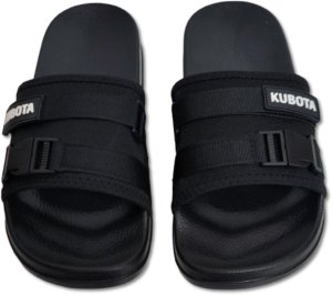 Kubota Klapki with buckle and Velcro - Rozmiar 42 - black 2