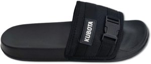 Kubota Klapki with buckle and Velcro - Rozmiar 42 - black 4