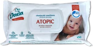 Dada Chusteczki nawilżane Special Care Atopic 1x50szt. 2