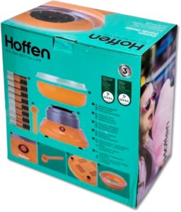 Maszyna - urządzenie do waty cukrowej Hoffen 450W - Pomarańczowa 11