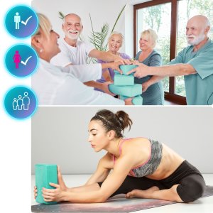 Revity Klocek kostka blok do jogi 23 x 15 x 7.5 cm 1 szt. 11