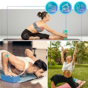 Revity Klocek kostka blok do jogi 23 x 15 x 7.5 cm 1 szt. 12