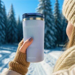 Kubek termiczny ze słomką termos ze stali nierdzewnej 16