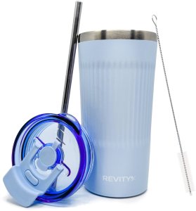 Kubek termiczny ze słomką termos ze stali nierdzewnej 2