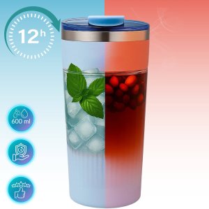 Kubek termiczny ze słomką termos ze stali nierdzewnej 5