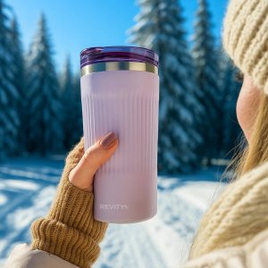 Kubek termiczny ze słomką termos ze stali nierdzewnej 15