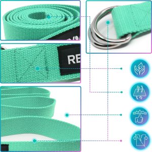 Revity Pasek do ćwiczeń jogi i pilatesu 200 x 3.8 cm 3
