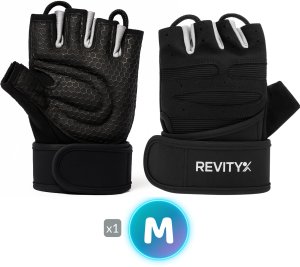 Rękawiczki treningowe z usztywniaczem nadgarstka 2 w 1, rozmiar M 12
