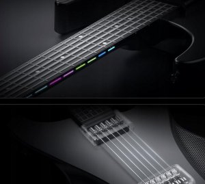 Cyfrowa Wielofunkcyjna Gitara Elektryczna Midi Led Aeroband / Bez Strojenia / Ag01 / Czarny 9