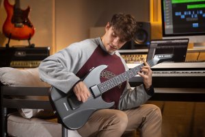 Cyfrowa Wielofunkcyjna Gitara Elektryczna Midi Led Aeroband / Bez Strojenia / Ag01 / Czarny 10