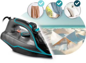 Żelazko Berdsen Żelazko parowe 2600W BD-331 powłoka ceramiczna, praca w pionie 8