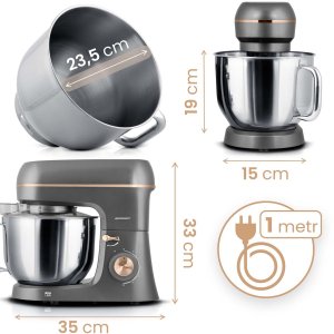 Robot planetarny Berdsen Robot kuchenny planetarny mikser 3w1 6l 1400 W BD-756 7