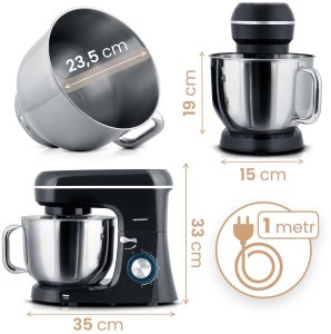 Robot planetarny Berdsen Robot kuchenny planetarny mikser 3w1 6l 1400 W BD-756 11