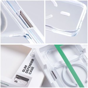 ROAR futerał SLIM DEFENDER kompatybilny z MagSafe do IPHONE 16 transparentny 3