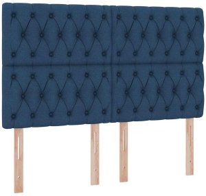 vidaXL Łóżko z miejscem do przechowywania Niebieski 140 x 190 cm 8