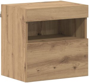 vidaXL Szafka pod telewizor Z LED Lights 7 pcs Dąb rzemieślniczy 8