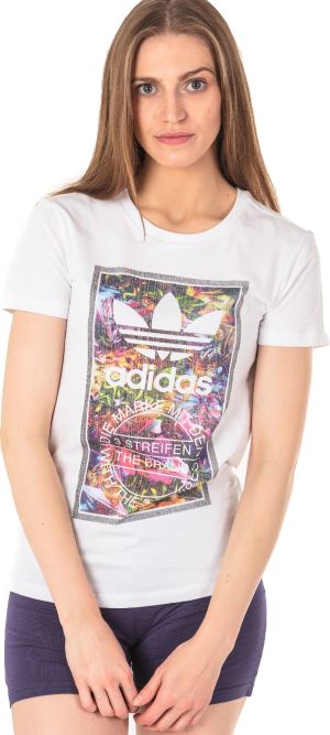 Adidas Koszulka damska Tongue L Tee biała r. 36 (BK2314) 1