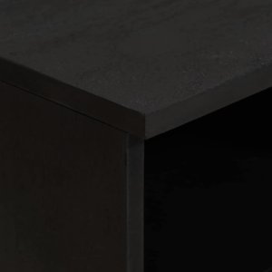 vidaXL Szafka pod telewizor czarny 70 x 33 x 46 cm drewno mango 6