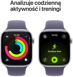 Smartwatch Apple Watch Series 11 GPS + Cellular 46mm Silver Aluminiowa Case with Fioletowa Fog Sport Band - S/M 5