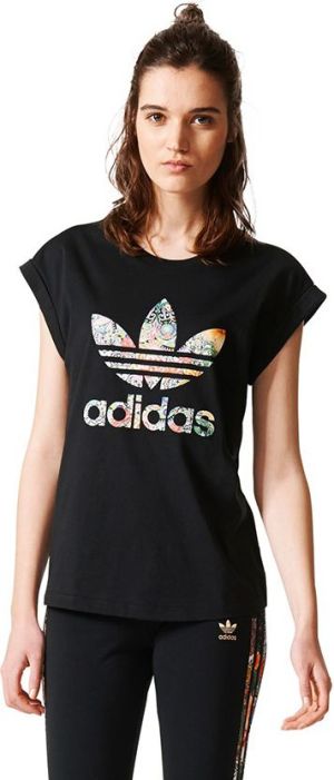 Adidas Koszulka damska JARDIM AGHARTA BF ROLL UP TEE czarna r. 36 (BR5169) 1