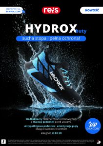 Reis BRHYDROX S3 FO SR Buty bezpieczne dziana cholewka podnosek 200 J wkładka antyprzebiciowa podeszwa PU - 3947 45 2