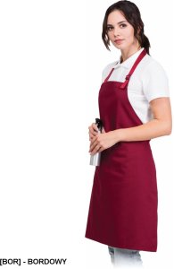 Reis Fartuch z regulacją na szyi, 65% poliester, 35% bawełna, 245 g/m2, - butelkowa zieleń - 70x80 cm 2